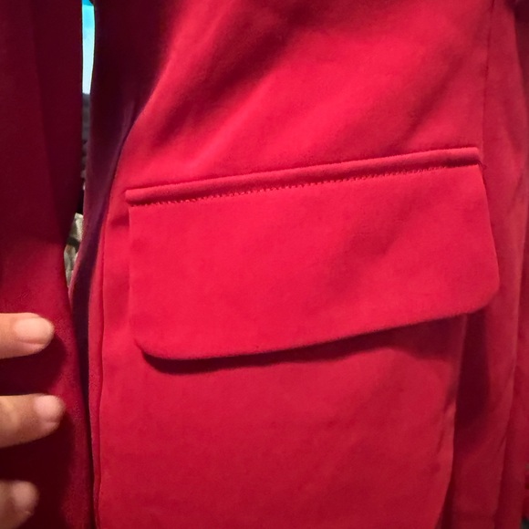 Badgley Mischka Red Blazer Dress size 4 **host pick**🥳 - Picture 6 of 12
